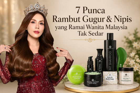 7 Punca Rambut Gugur &amp; Nipis yang Ramai Wanita Malaysia Tak Sedar