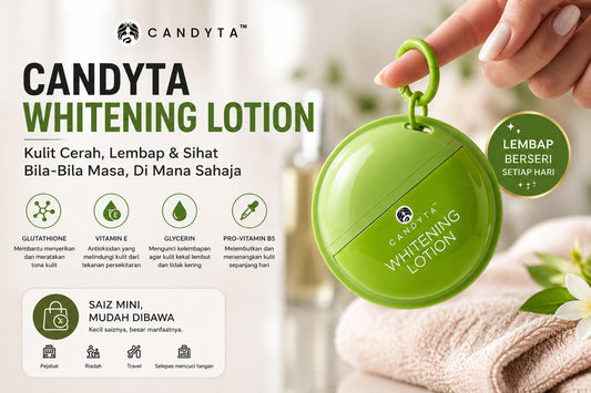 Candyta Memperkenalkan Produk Terbaharu: Candyta Whitening Lotion