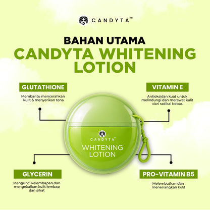 CANDYTA WHITENING LOTION WHITENING | GLUTATHIONE + VITAMIN E